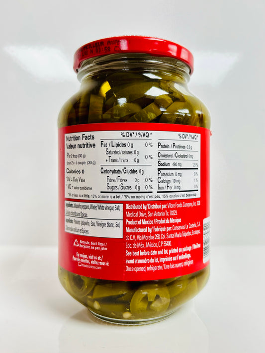 La Costena Pickled Jalapeno Nacho 477Ml