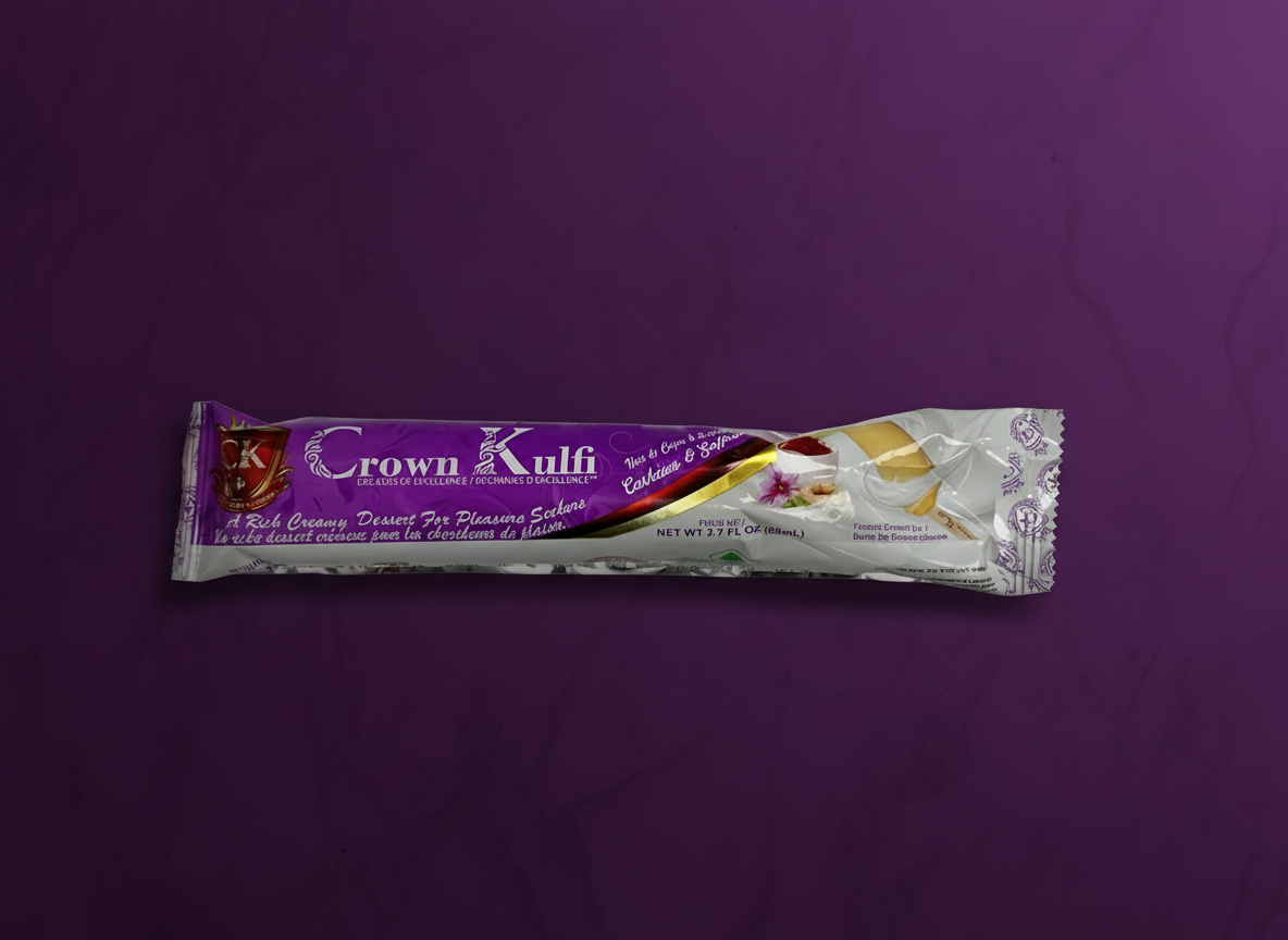 Crown Kulfi Kesar/Khajuu (Saffron/Cashew) Flavour