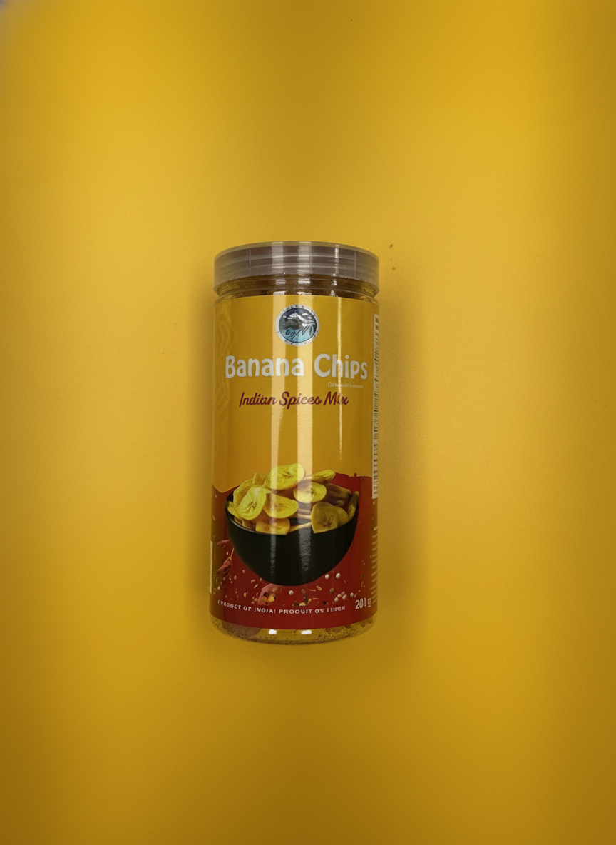 Big M Banana Chips Indian Spice Mix 200g