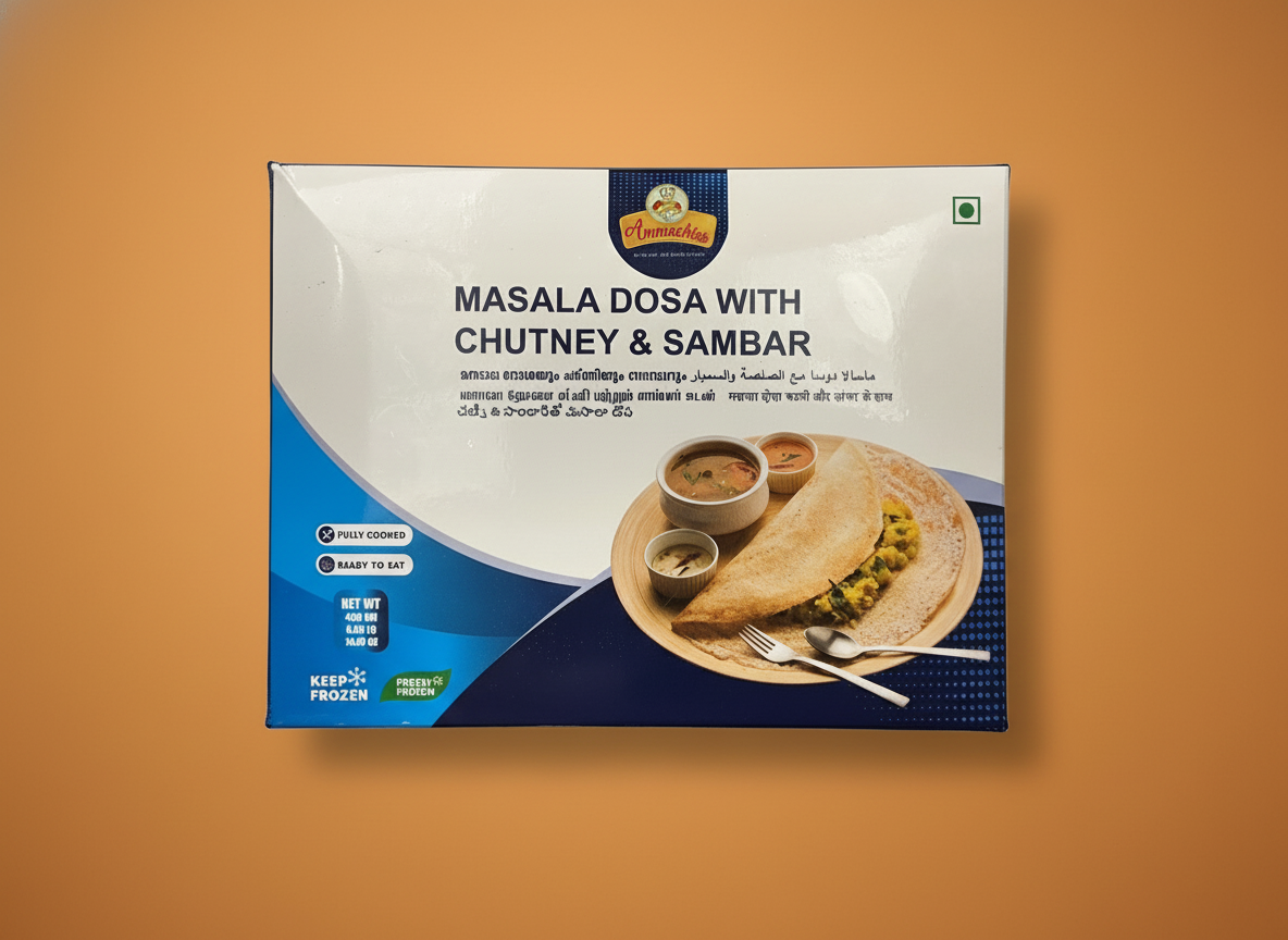 Ammachies Frozen Masala Dosa 400g