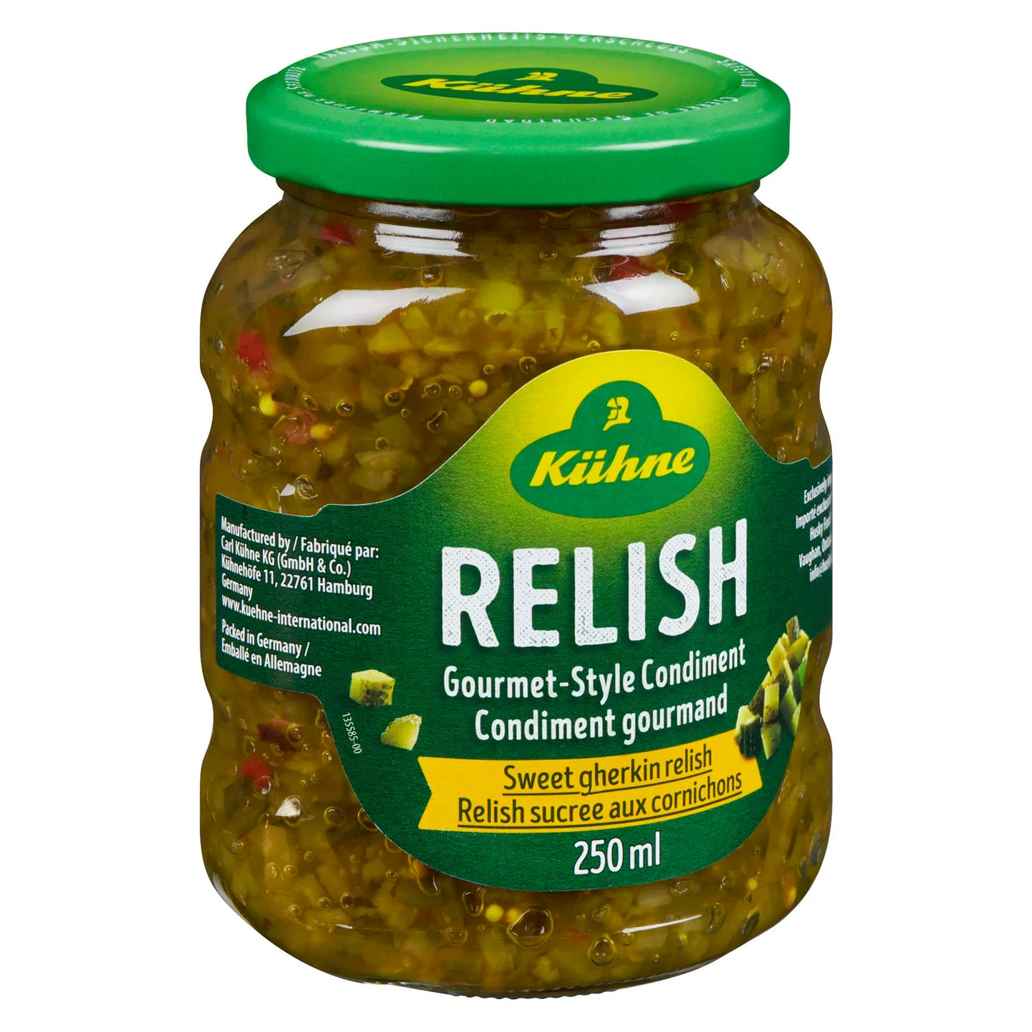 Kuhne Sweet Pickle Gourmet Relish 250mL