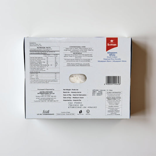 Aswas Idiyappam White Frozen - 454g