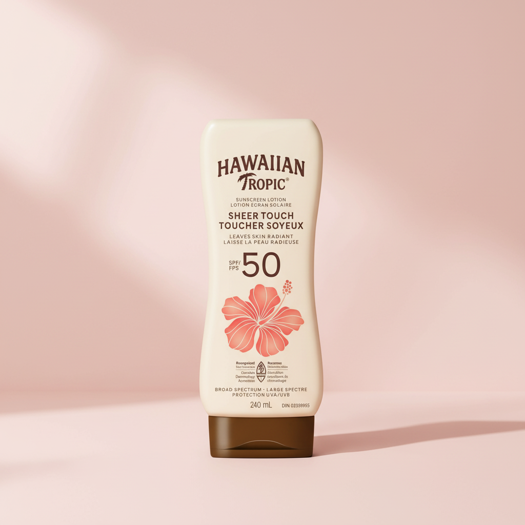 Hawaiian Tropic Sheer Touch Spf‑50 Sunscreen Lotion 240mL