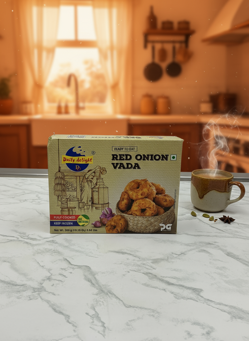 Daily Delight Frozen Red Onion Vada 300g