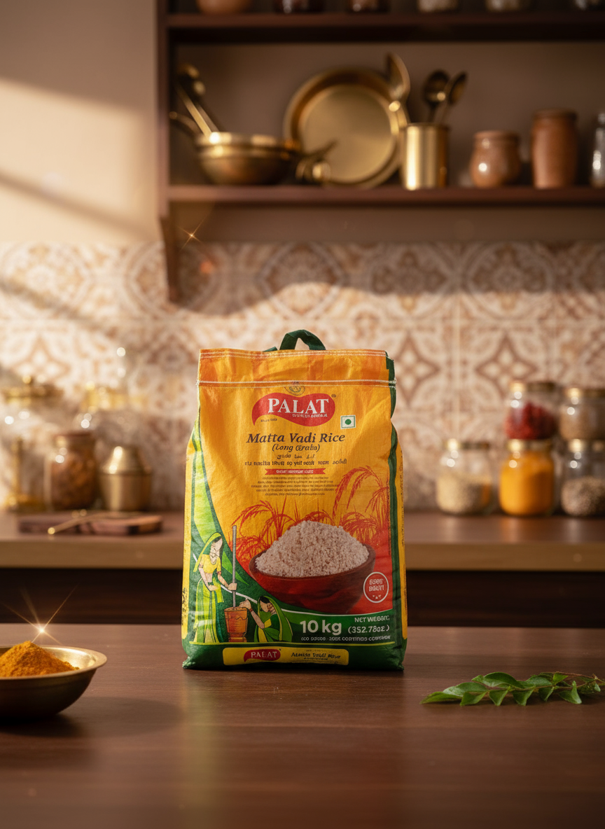 Palat Matta Long Grain Rice – 10KG