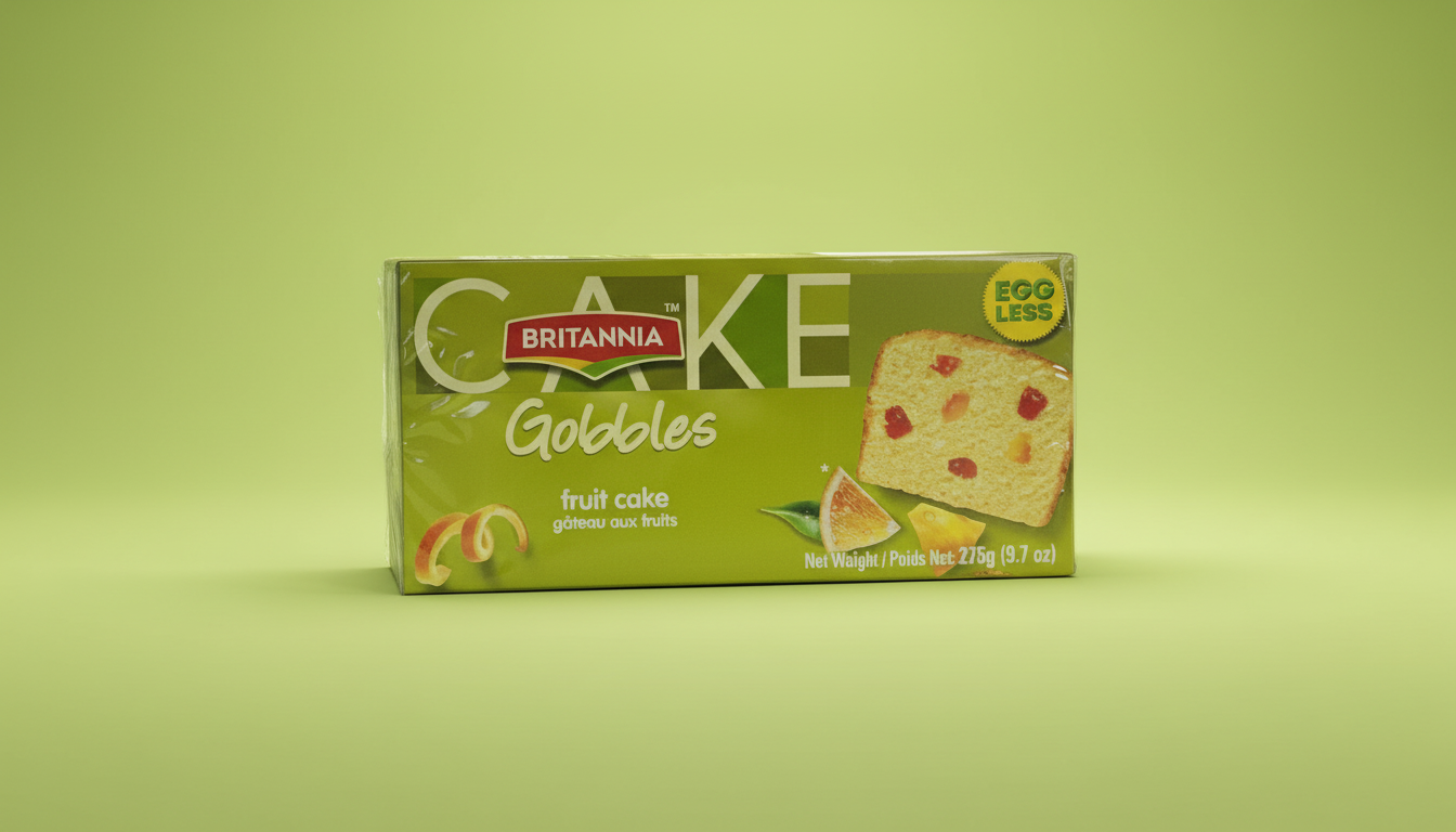 Britannia Gobbles Fruit Cake 275g
