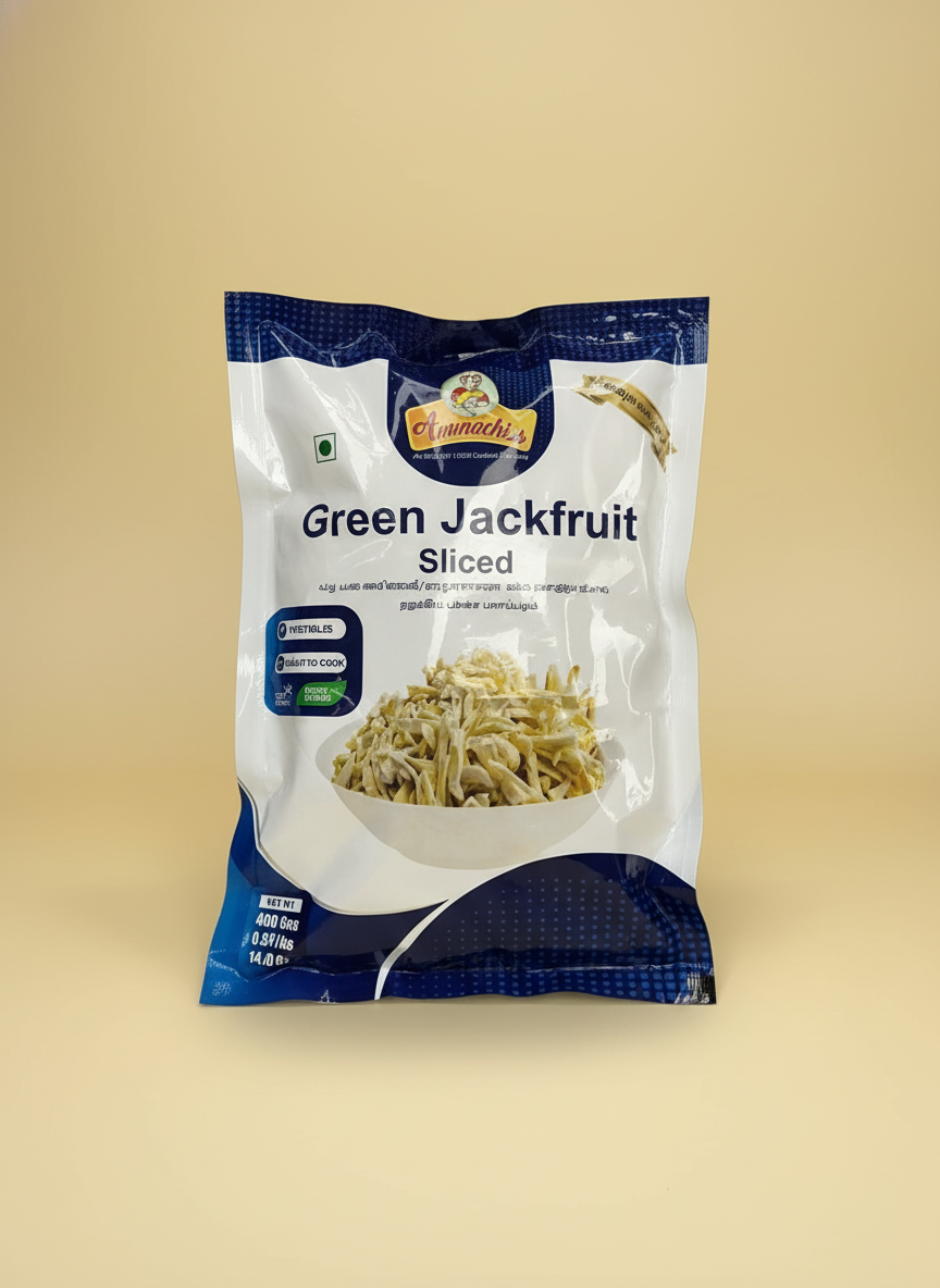 Ammachies Frozen green Jackfruit Sliced - 400g