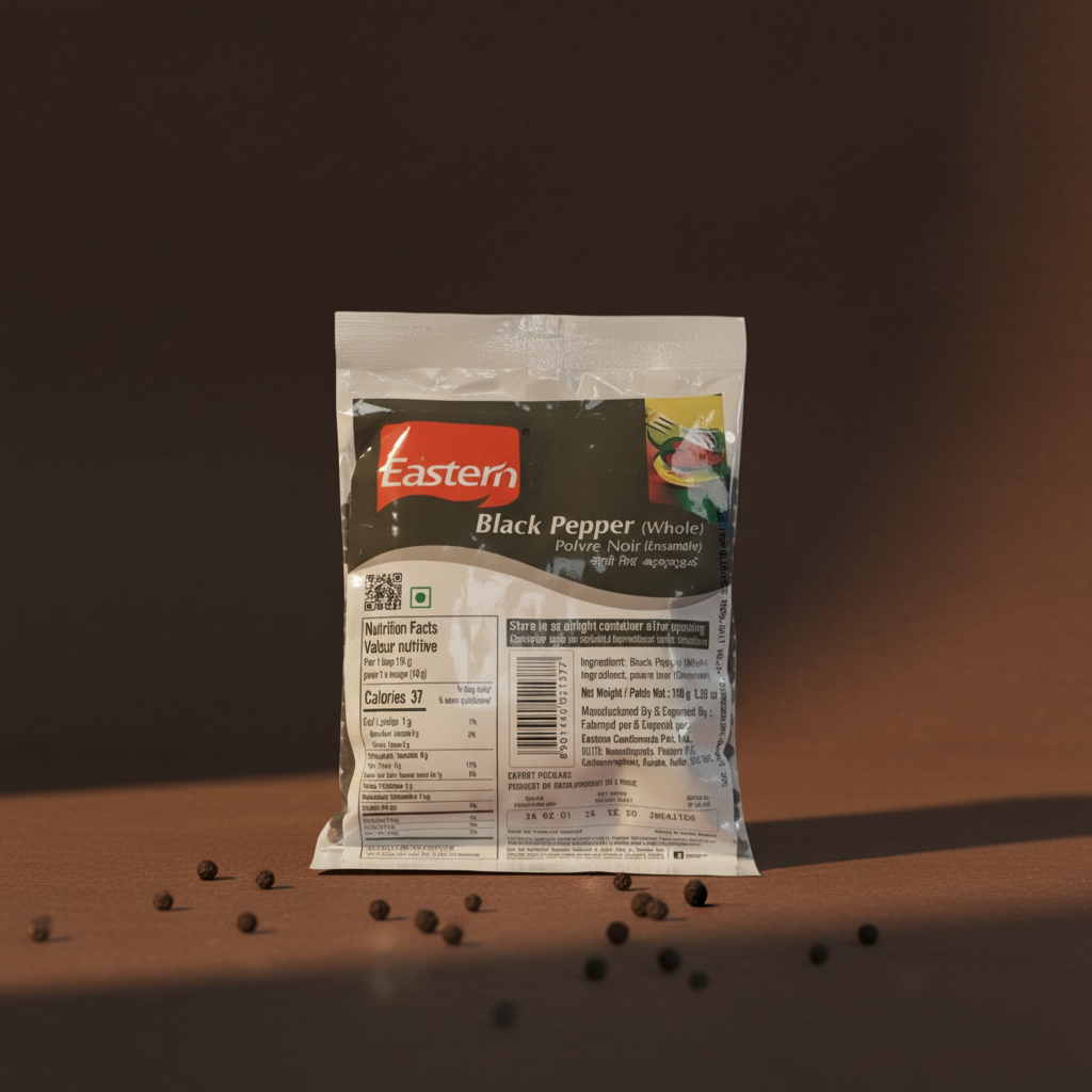 Eastern Black Pepper Whole (Kurumulaku) - 100g