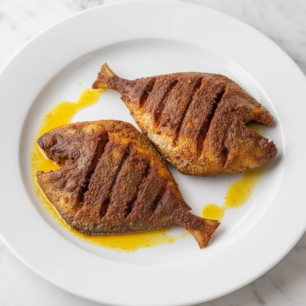 Tasty Nibbles Black Pomfret Cleaned(600g)