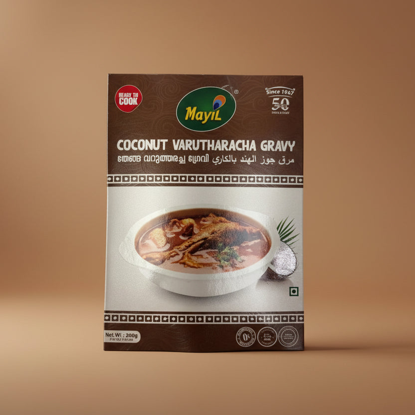 Mayil Coconut Varutharacha Gravy (Roasted Coconut) 200g