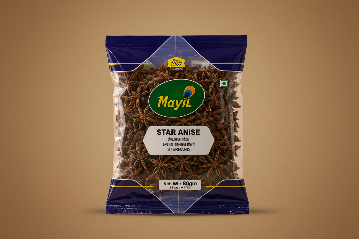 Mayil Star Anise 80gm