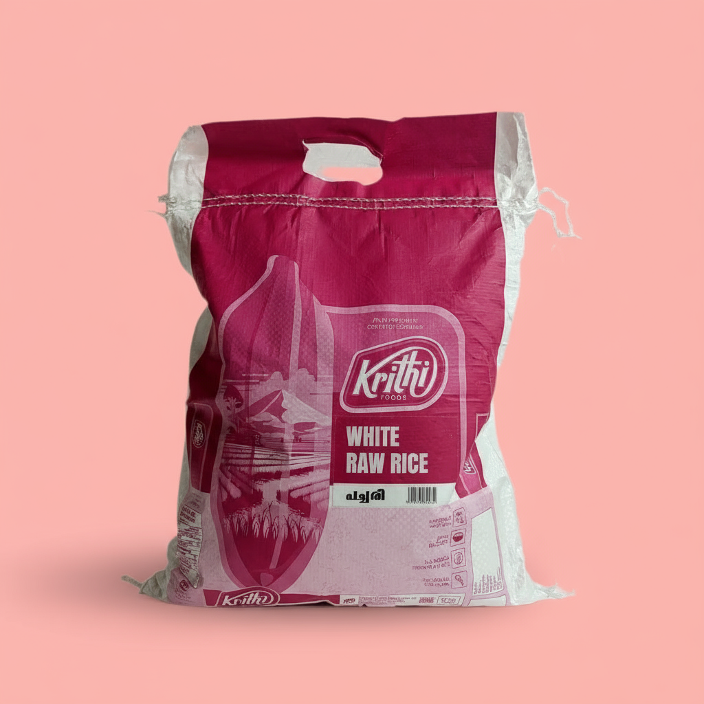 KRITHI WHITE RAW RICE 5KG
