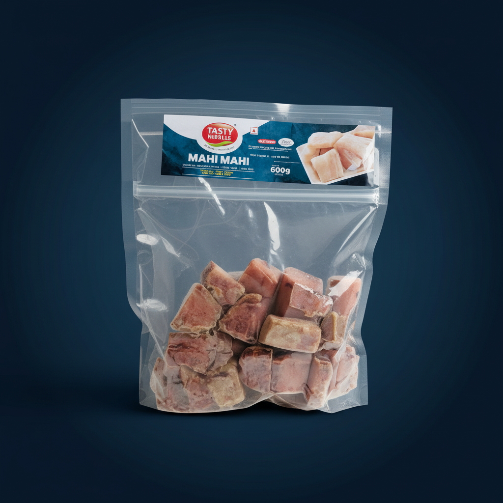 Tasty nibbles frozen mahi mahi curry cut-600 gm