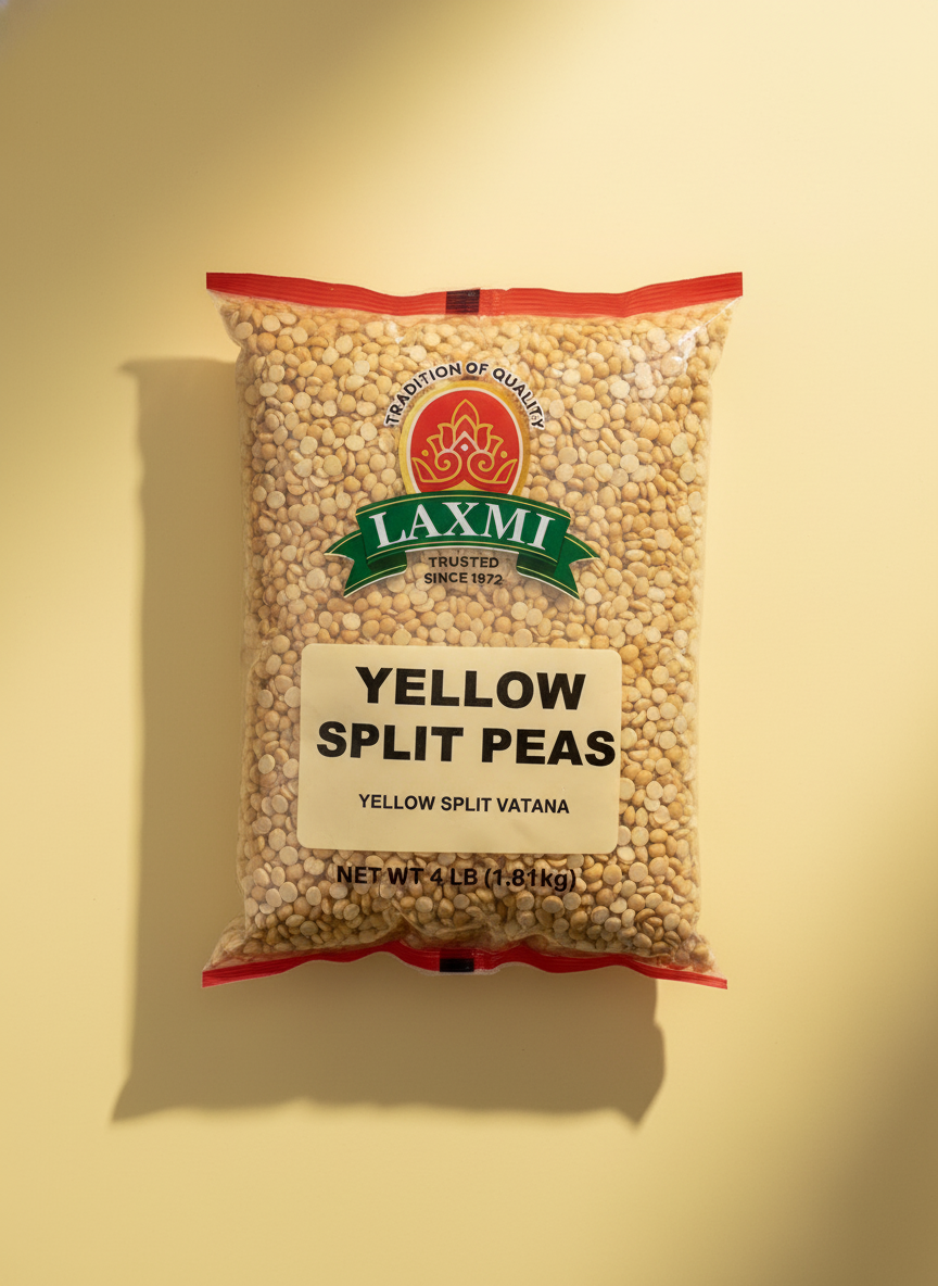 Laxmi Yellow Split Peas – 4lb(1.81kg)