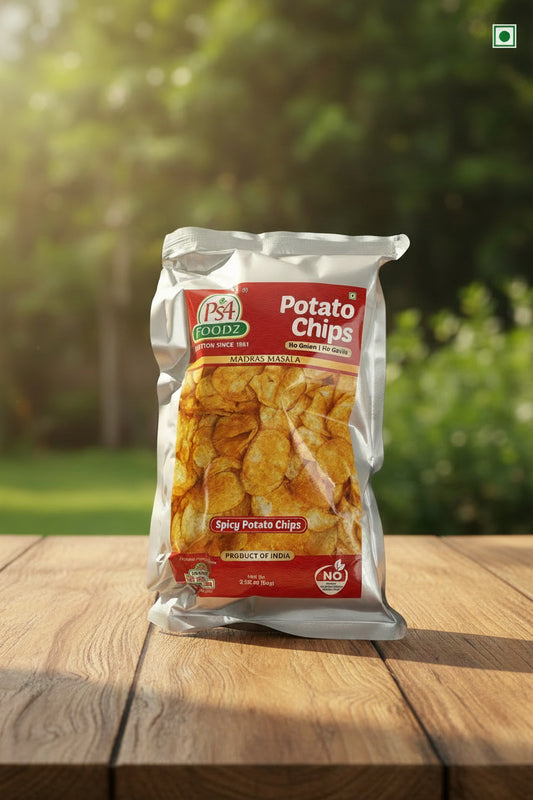 PS4 FOODZ Spicy Potato Chips 80g