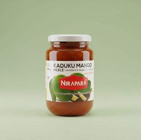 Nirapara Kaduku Mango pickle 400g