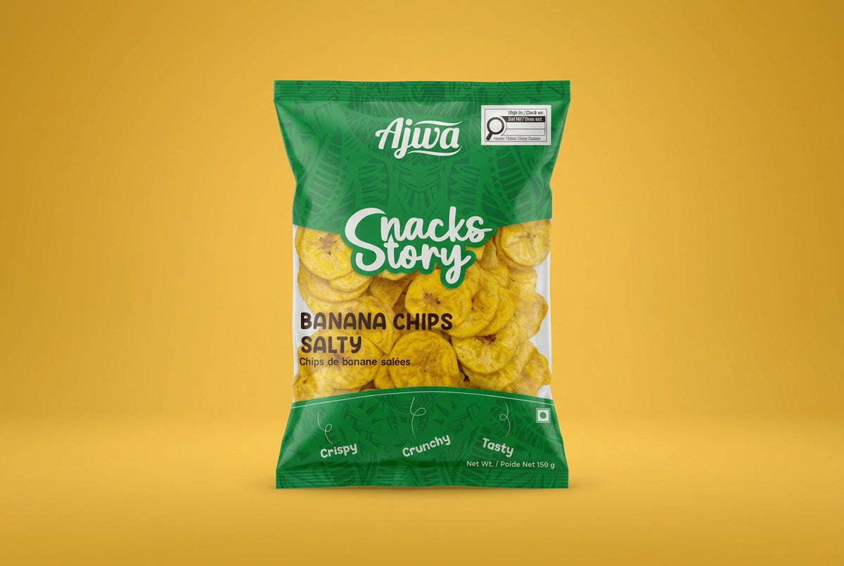 Ajwa banana chips salty 150gm