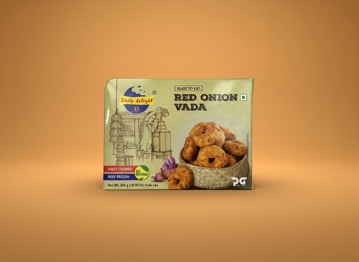 Daily Delight Frozen Red Onion Vada 300g