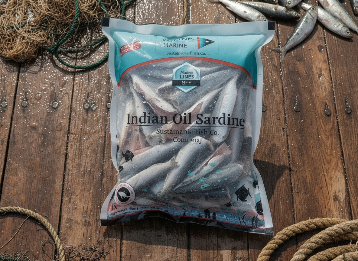 Marine Lines Frozen Sardine (mathi)- 1.5lb