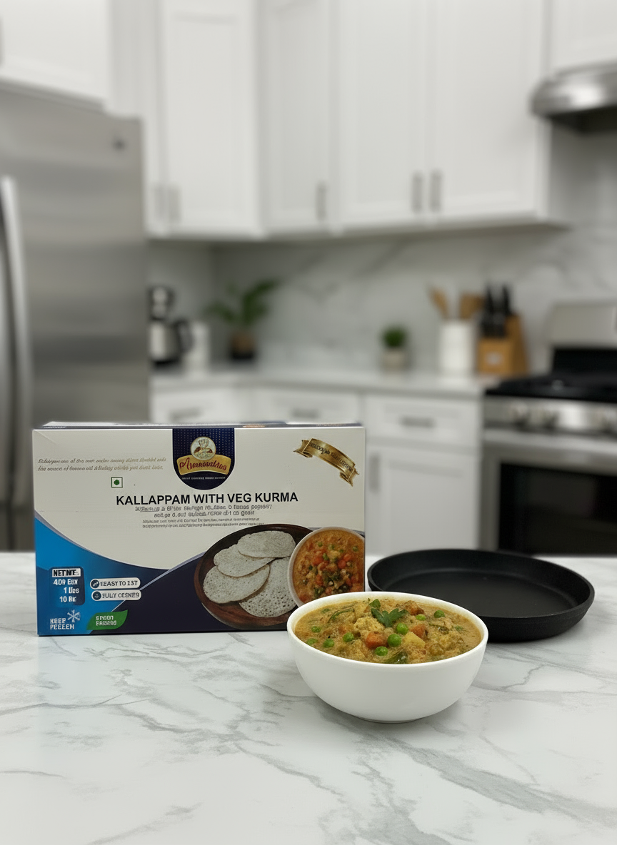 Ammachies Frozen Kallapam with Veg Kurma 1lb