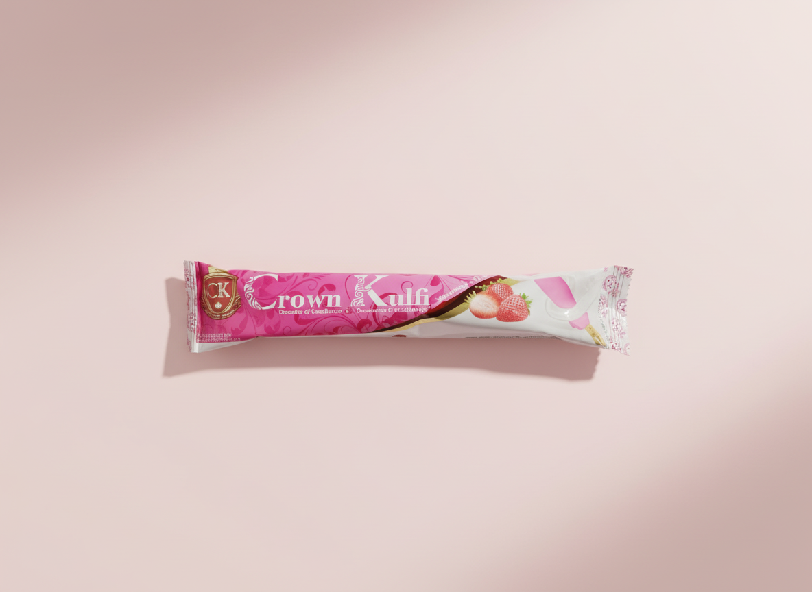Crown Kulfi Strawberry Flavour