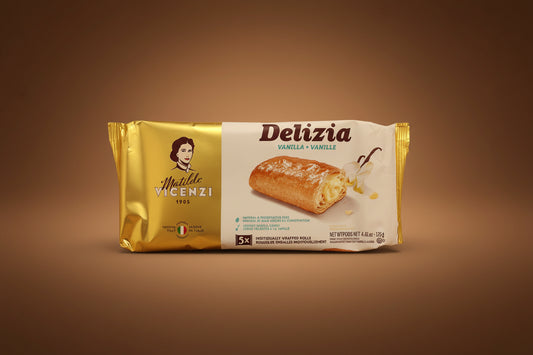 Matilde Vicenzi baked pastry roll Vanilla 125g