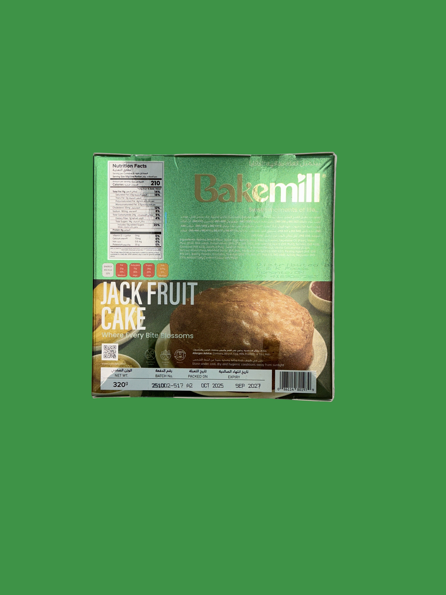 Bakemill Jackfruit Cake 320g