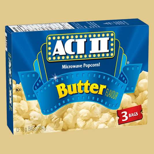 Act ll Microwave Popcorn Butter  3Bags