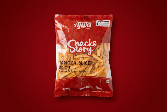 Ajwa tapioca slice spicy 150gm