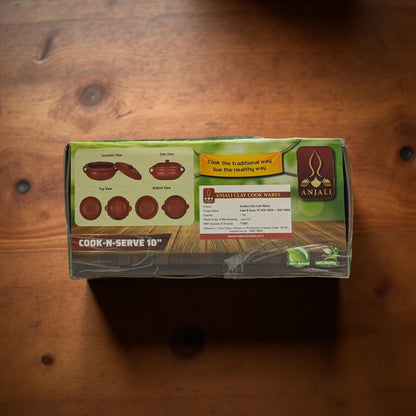 Anialli cookware packaging on a wooden surface