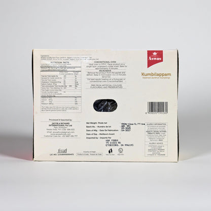 Back of a food packaging box with text and branding on a white background