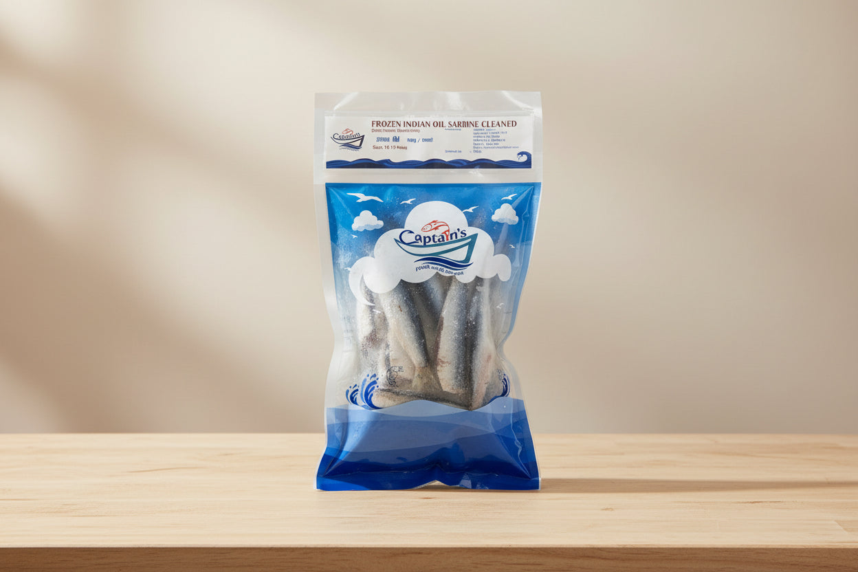 Captain’s Frozen Sardine fish (mathi)- 1.5lb