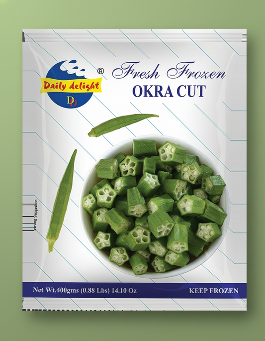 Daily Delight Frozen Okra Cut 400g