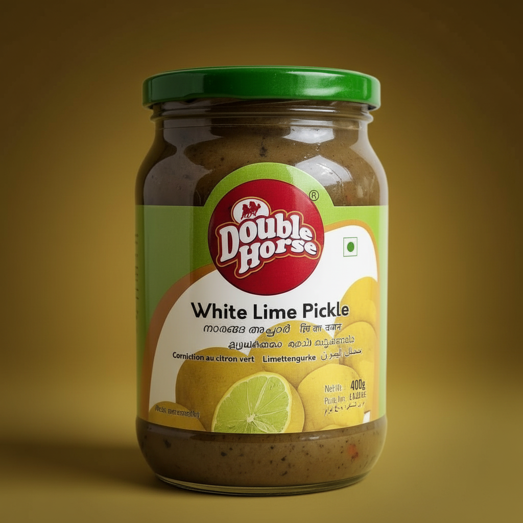 Double Horse White Lime Pickle - 400g