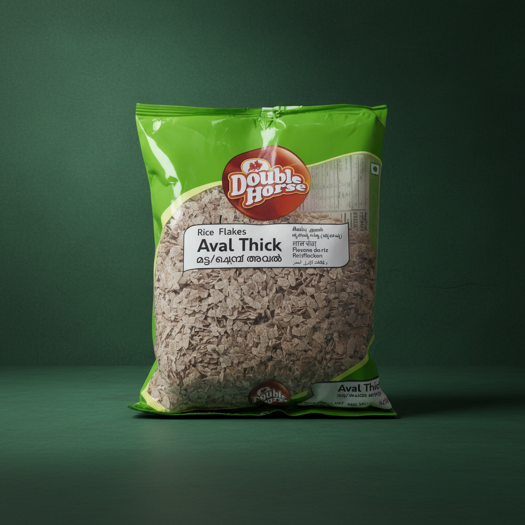 Double Horse Aval Red Thick (Poha/Rice Flakes)