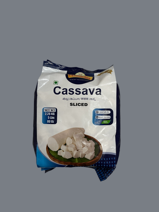 Ammachies Frozen Tapioca(Cassava) Sliced 5lb