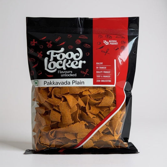 Packaged food product with 'Food Locker' branding on a white background