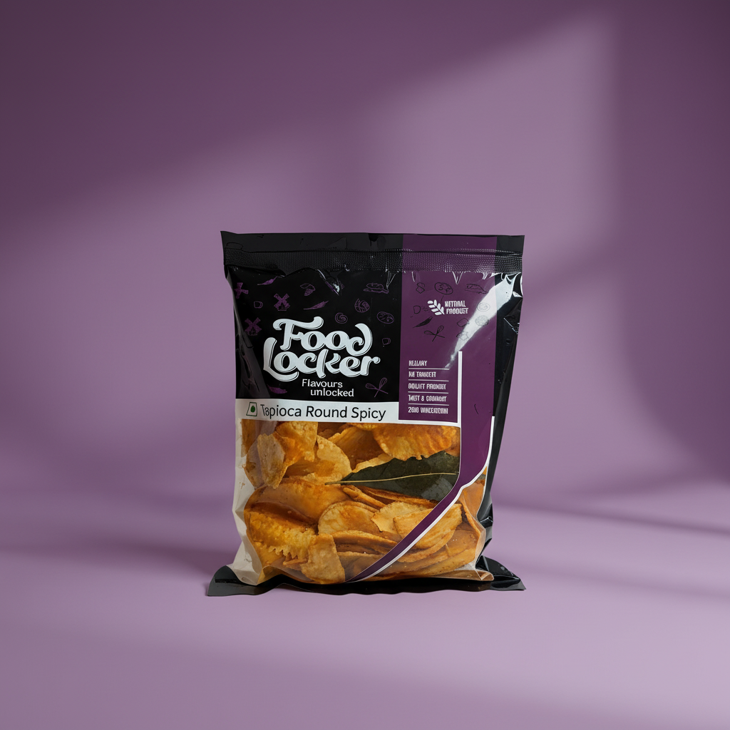 Food Locker Tapioca Round Spicy - 150g