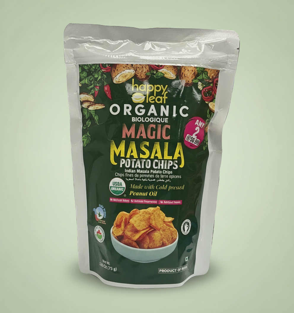 Happy leaf Magic Masala Potato Chips 75g