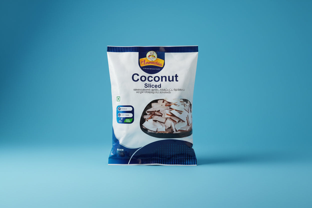 Ammachies Frozen Sliced Coconut 400G