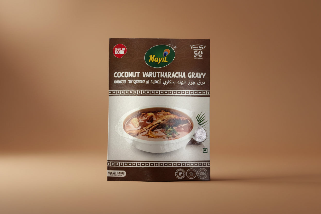 Mayil Coconut Varutharacha Gravy (Roasted Coconut) 200g