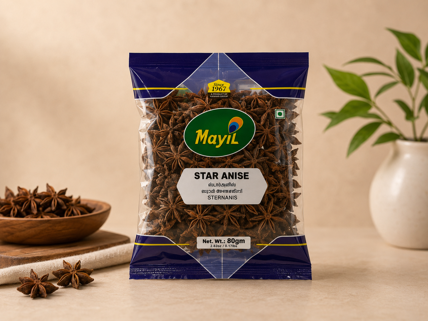 Mayil Star Anise 80gm