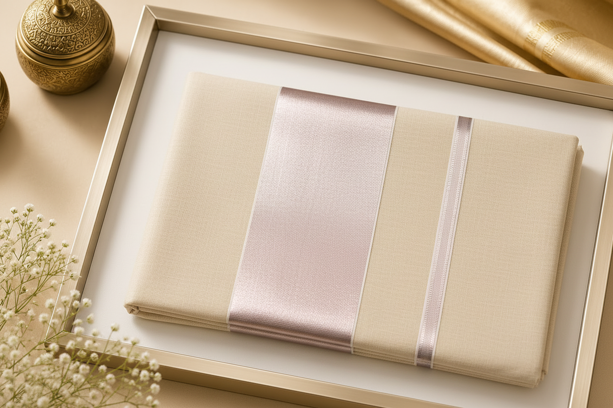 Tissue Saree (METALLIC PINK)