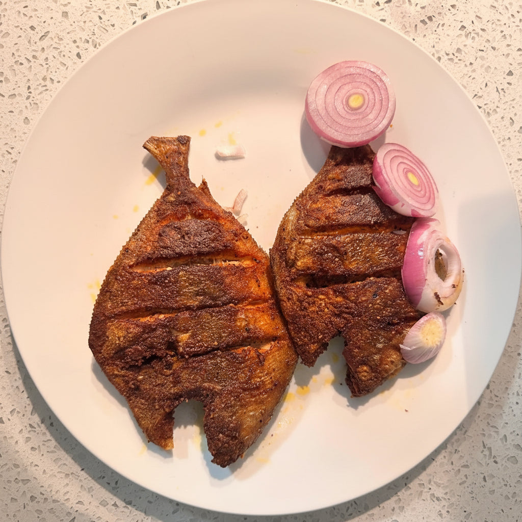 Tasty Nibbles Black Pomfret Cleaned(600g)