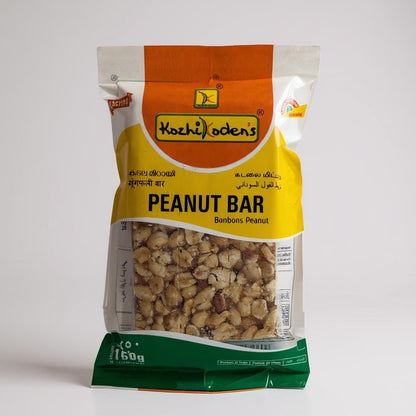 Kozhikodens Peanut Bar packaging on a white background