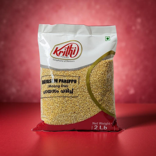 Packaged product of Krithi with a red background