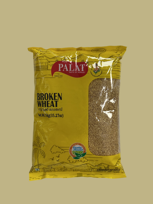 Bag of Palat Broken Wheat on a beige background